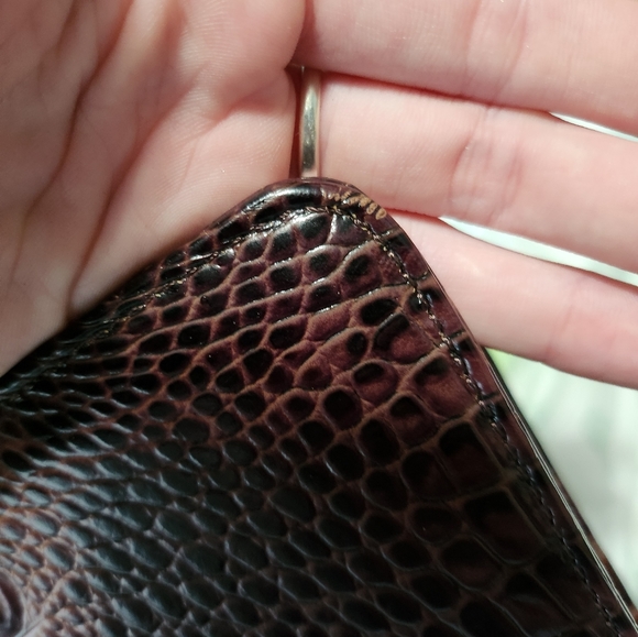 Brahmin leather handbag WITH rose charms - Picture 7 of 12